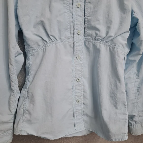 The North Face Baby Blue Blouse/Light Jacket   Size M - Picture 8 of 12